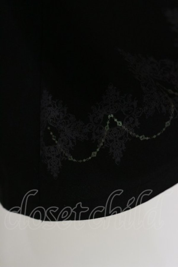 画像3: Rozen Kavalier / 裾プリントワイドパンツ  ブラック H-26-03-20-042-OO-PA-KB-ZH (3)