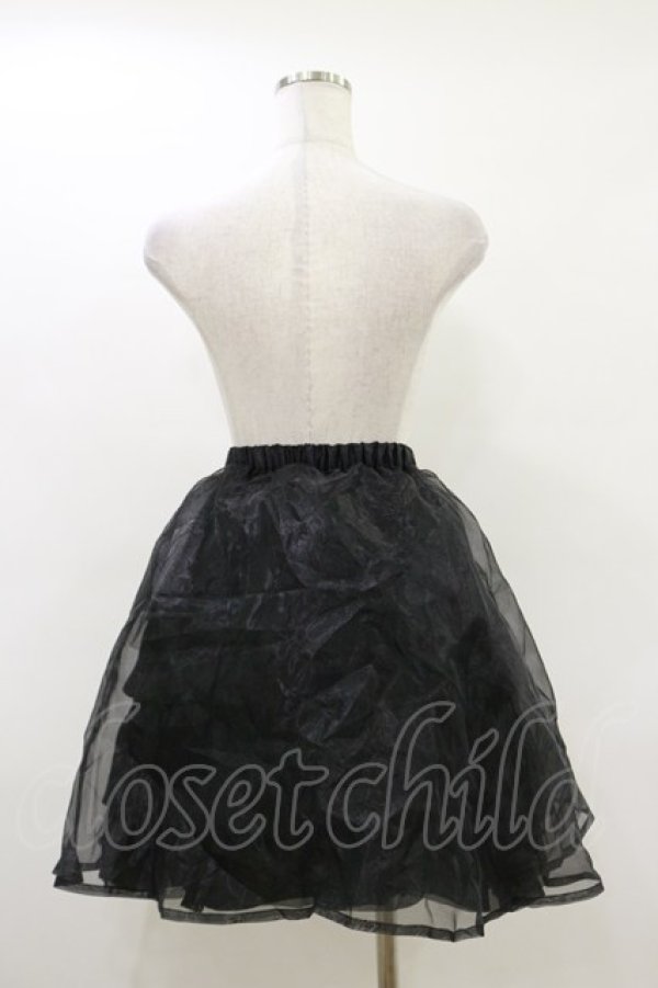 画像2: Sheglit / ショートバッスルパニエ  ブラック H-26-03-20-046-EL-SK-KB-ZH (2)