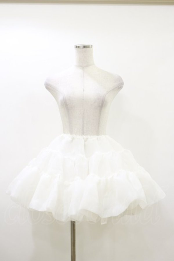 画像1: ATELIER PIERROT / ボリュームパニエ  ホワイト H-26-03-20-047-EL-SK-KB-ZH (1)