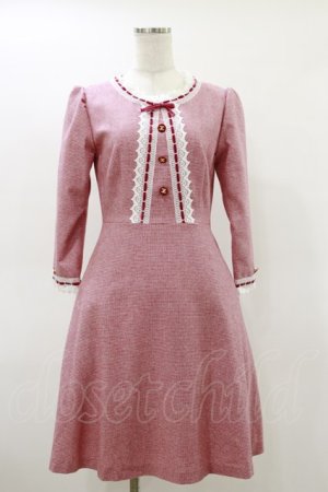 画像: MILK / ライラdress  レッドチェック H-26-03-20-051-ML-OP-KB-ZH