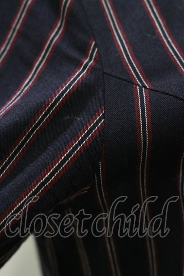 画像4: Leur Getter / レジメンストライプワンピース  ネイビー H-26-03-20-052-LU-OP-KB-ZH (4)