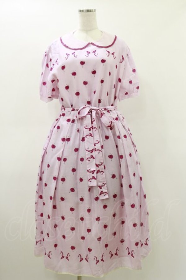 画像1: Jane Marple / Pas de bourree Dayドレス  ピンク H-26-03-20-053-JM-OP-KB-ZH (1)