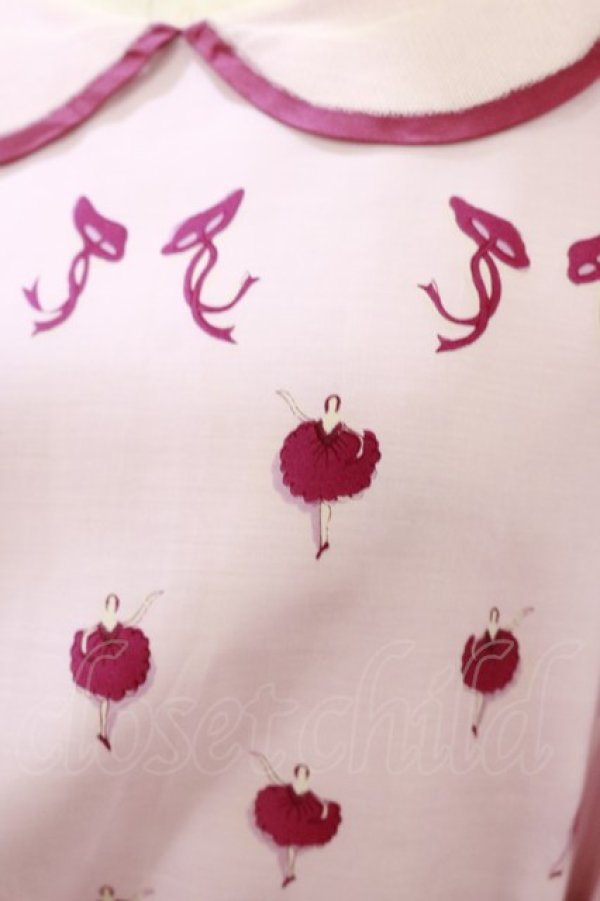 画像4: Jane Marple / Pas de bourree Dayドレス  ピンク H-26-03-20-053-JM-OP-KB-ZH (4)