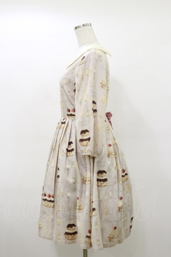 画像3: Leur Getter / Cream Choux Puff袖付ワンピース M グレー H-26-03-20-057-LU-OP-KB-ZH (3)