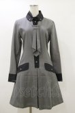 画像1: MIHO MATSUDA / タイ付ワンピース  グレー H-26-03-20-059-GO-OP-KB-ZH (1)