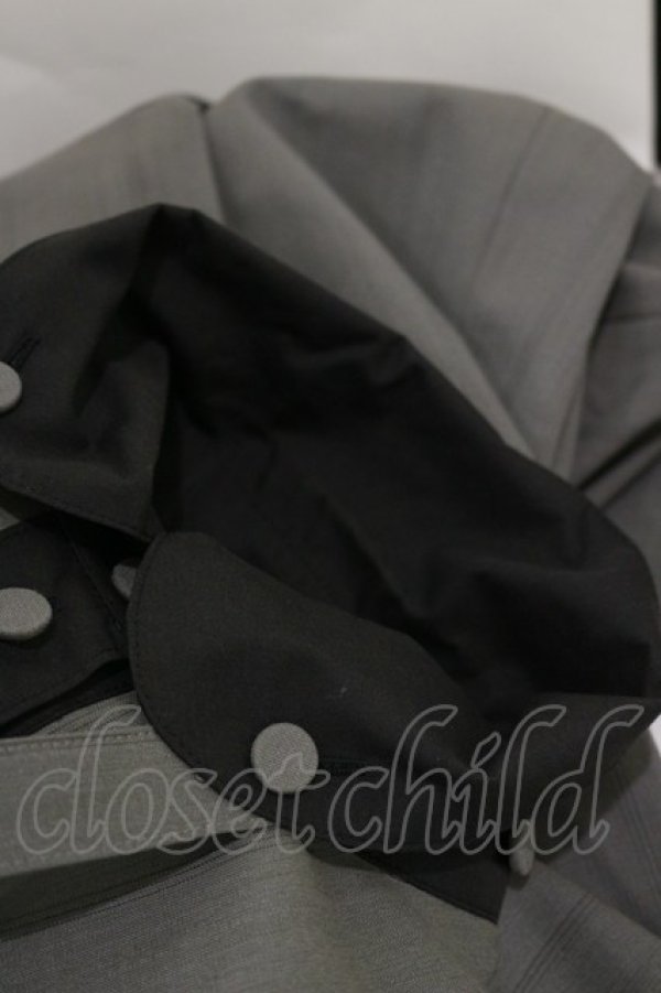 画像4: MIHO MATSUDA / タイ付ワンピース  グレー H-26-03-20-059-GO-OP-KB-ZH (4)