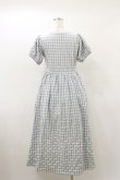 画像2: merry jenny / ギンガムリボンワンピース  アイスブルー H-26-03-20-063-LO-OP-KB-ZH (2)