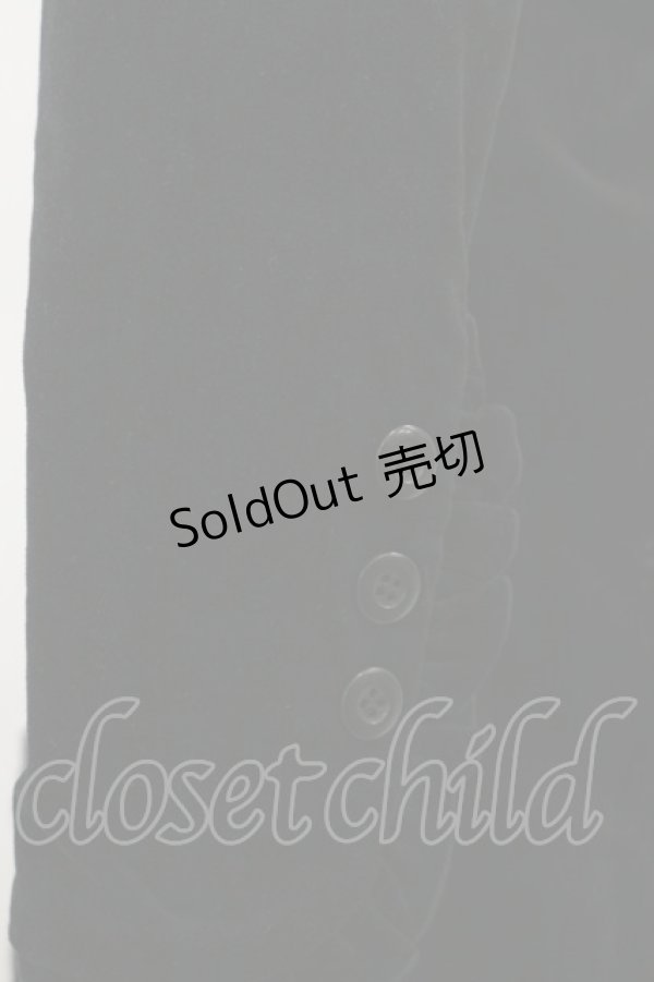 画像4: PEACE NOW / 別珍フリルコート  ブラック H-26-03-20-065-PU-CO-KB-ZH (4)