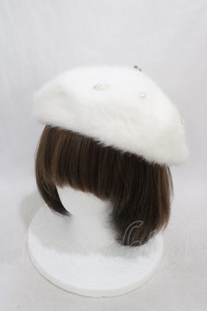 画像: Swankiss / SX crystal snow berret  オフ H-26-03-20-1005-CA-AC-NS-ZH