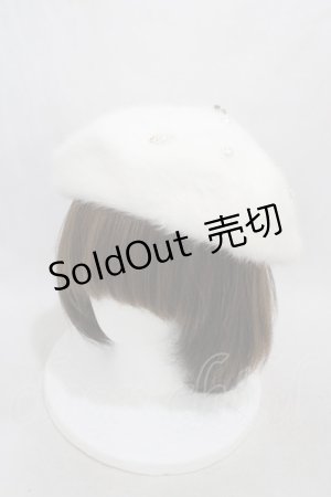 画像: Swankiss / SX crystal snow berret  オフ H-26-03-20-1005-CA-AC-NS-ZH