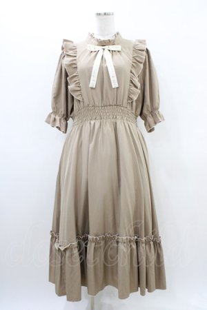 画像: m petit by misako / NINA'SコラボAMハイショクメローワンピース LL ベージュ H-26-03-20-1030-LO-OP-NS-ZH