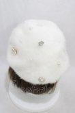 画像2: Swankiss / SX crystal snow berret  オフ H-26-03-20-1005-CA-AC-NS-ZH (2)