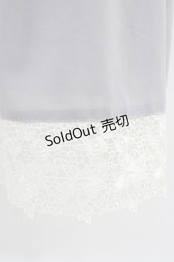 画像3: an another angelus / レース使いビッグカラーロングワンピース Free BLUE GRAY H-26-03-20-1032-CA-OP-NS-ZH (3)