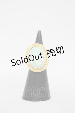 画像: Maison de FLEUR / すずらんカメオリング Free グリーン H-26-03-20-1006-LO-AC-NS-ZH