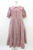 画像1: m petit by misako / AM*ギンガムCHKワンピース LL レッド H-26-03-20-1034-LO-OP-NS-ZH (1)