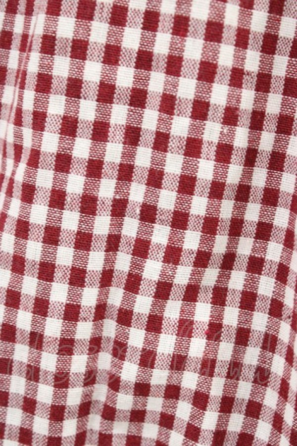 画像3: m petit by misako / AM*ギンガムCHKワンピース LL レッド H-26-03-20-1034-LO-OP-NS-ZH (3)