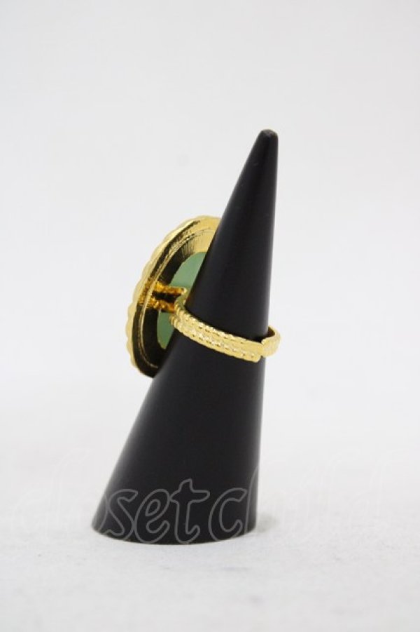 画像2: Maison de FLEUR / すずらんカメオリング Free グリーン H-26-03-20-1006-LO-AC-NS-ZH (2)