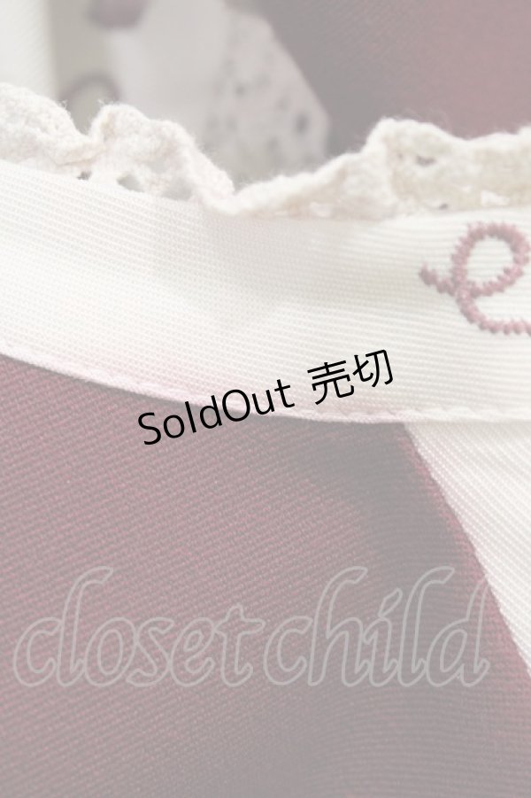 画像4: Fi.n.t / 絵画風ヨーク刺繍ワンピース Free Bordeaux H-26-03-20-1035-CA-OP-NS-ZH (4)