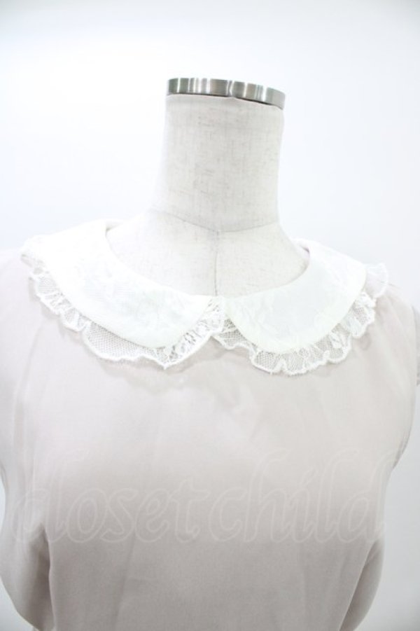 画像3: An MILLE / レース襟ワンピース Free ライトピンク H-26-03-20-1040-EL-OP-NS-ZH (3)