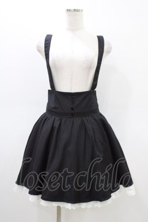 画像: Blue rouge / サスペンダースカート Free ブラック H-26-03-20-1042-CA-SK-NS-ZH