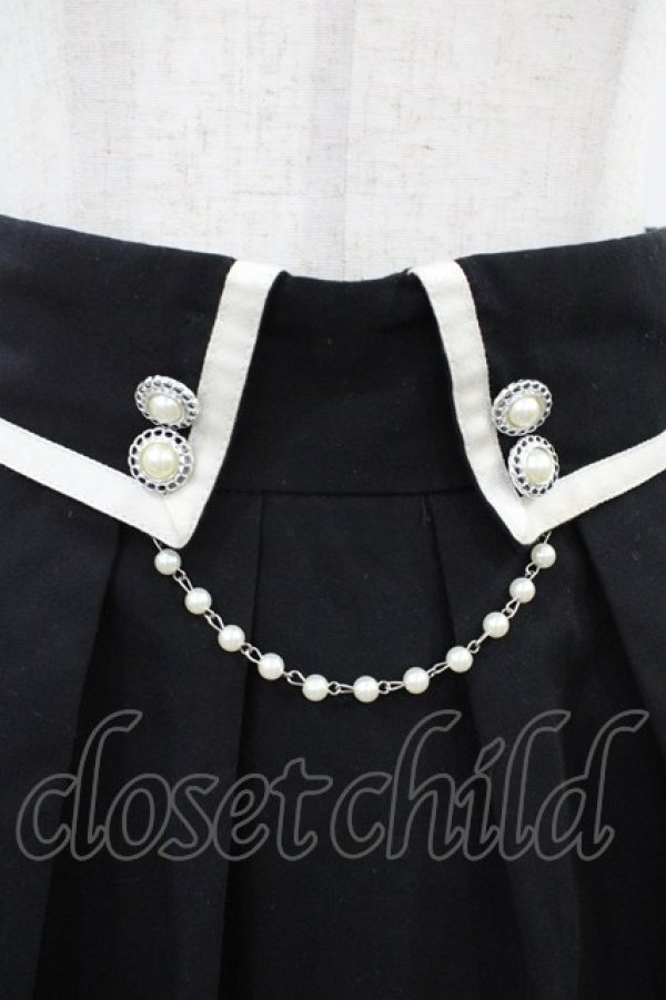 画像3: axes femme / パールデザインスカート M ブラック H-26-03-20-1044-AX-SK-NS-ZH (3)