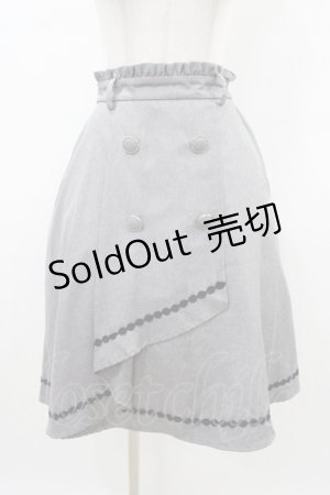 画像: axes femme / トレンチデザインミドルスカート M グレー H-26-03-20-1046-AX-SK-NS-ZH