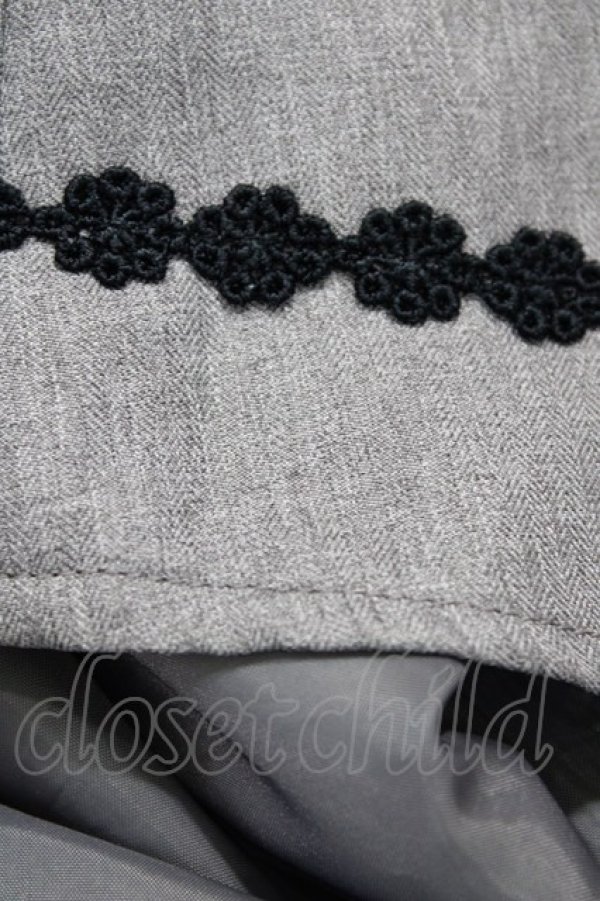 画像3: axes femme / トレンチデザインミドルスカート M グレー H-26-03-20-1046-AX-SK-NS-ZH (3)