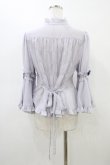 画像2: metamorphose / スタンドカラー姫袖ブラウス サイズ1 ラベンダー H-26-03-20-1054-ME-BL-NS-ZH (2)