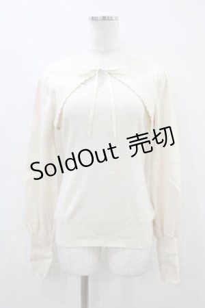画像: F&A / フロント開きニットプルオーバー Free OFF WHITE H-26-03-20-1059-LO-TO-NS-ZH