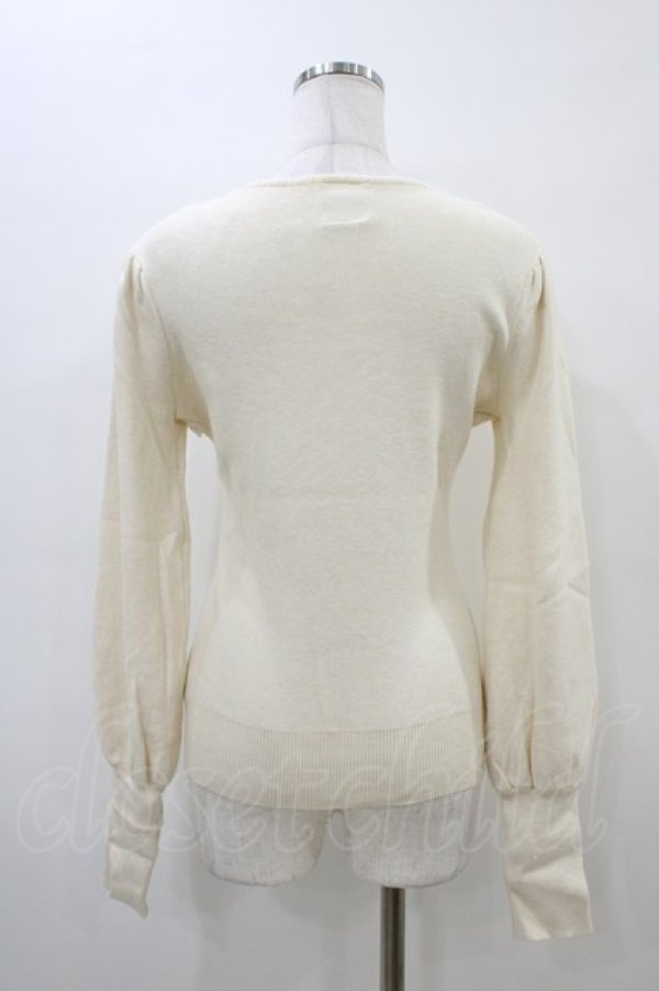 画像2: F&A / フロント開きニットプルオーバー Free OFF WHITE H-26-03-20-1059-LO-TO-NS-ZH (2)