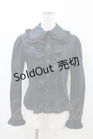 画像: ALICE and the PIRATES / A/P丸衿ブラウス Free ブラック H-26-03-20-1064-PA-BL-NS-ZH