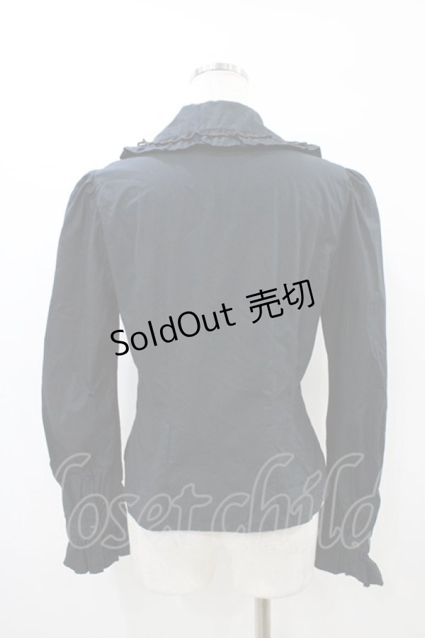 画像2: ALICE and the PIRATES / A/P丸衿ブラウス Free ブラック H-26-03-20-1064-PA-BL-NS-ZH (2)