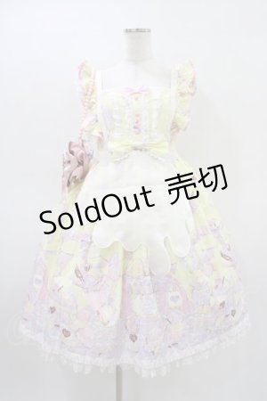 画像: The Dolls Daydream（海外ロリータブランド） / The Dessert Cart at the Amusement Parkジャンパースカートセット 2XL イエロー H-26-03-20-1015-0-OP-NS-ZH