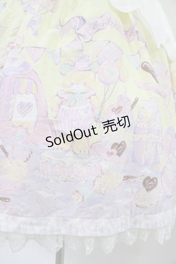 画像4: The Dolls Daydream（海外ロリータブランド） / The Dessert Cart at the Amusement Parkジャンパースカートセット 2XL イエロー H-26-03-20-1015-0-OP-NS-ZH (4)