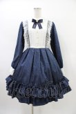 画像1: Pina sweetcollection / ローズジャガードワンピース Free ネイビー H-26-03-20-1020-LO-OP-NS-ZH (1)