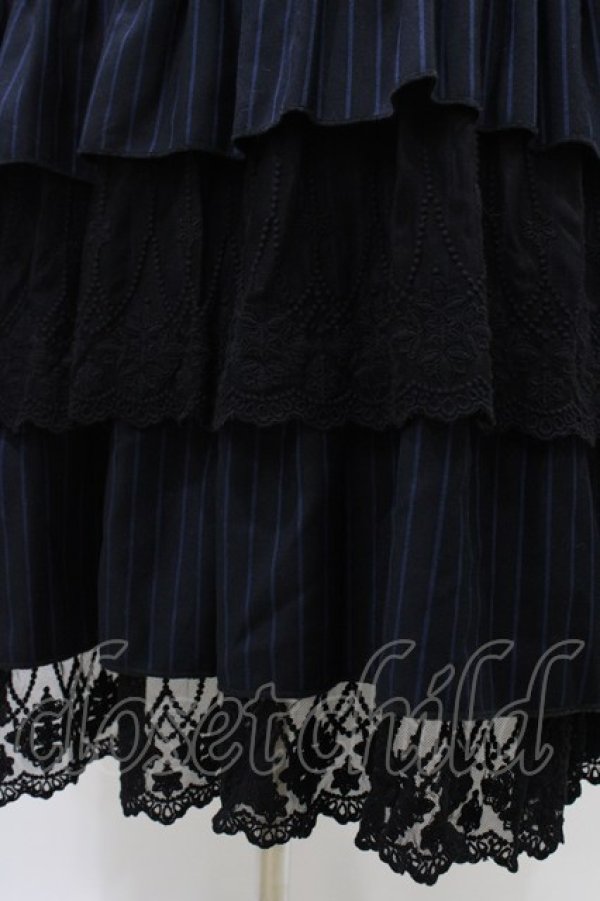 画像5: Hoshibako Works / リリィ・リドル ワンピース(スタンドカラー) M ネイビー H-26-03-20-1022-LO-OP-NS-ZH (5)