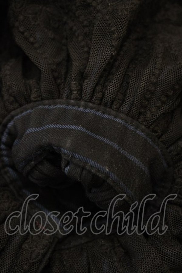 画像6: Hoshibako Works / リリィ・リドル ワンピース(スタンドカラー) M ネイビー H-26-03-20-1022-LO-OP-NS-ZH (6)