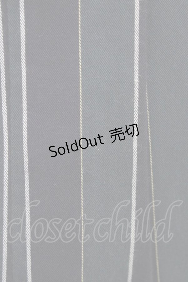 画像6: Cornet / レジメンタルストライプジャンパースカート Free ネイビー/グリーン H-26-03-20-1023-LO-OP-NS-ZH (6)