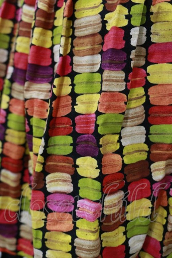 画像4: Dangerous nude / マカロンワンピース  ブラック H-26-03-20-076-PU-OP-KB-ZH (4)