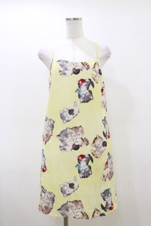 画像: MILK / Mischief catワンピース  イエローベース H-26-03-20-077-ML-OP-KB-ZH
