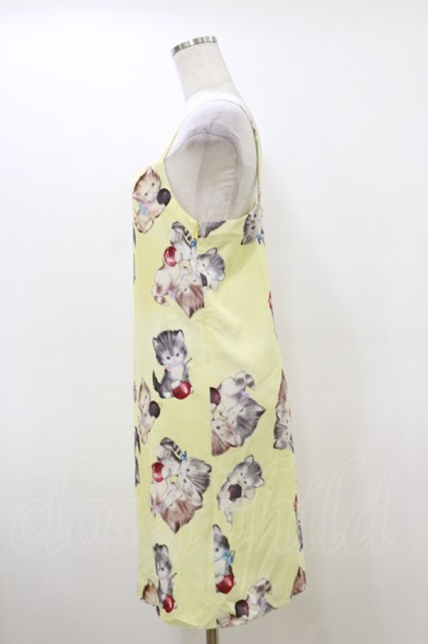 画像3: MILK / Mischief catワンピース  イエローベース H-26-03-20-077-ML-OP-KB-ZH (3)