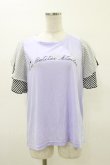画像1: Rydia / シフォンスリーブカットソー  ラベンダー H-26-03-20-013-PU-TO-KB-ZH (1)