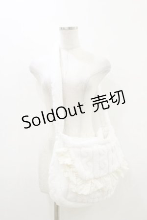 画像: merry jenny / もふもふケーブルショルダーバッグ  オフホワイト H-26-03-20-002-LO-BG-KB-ZH