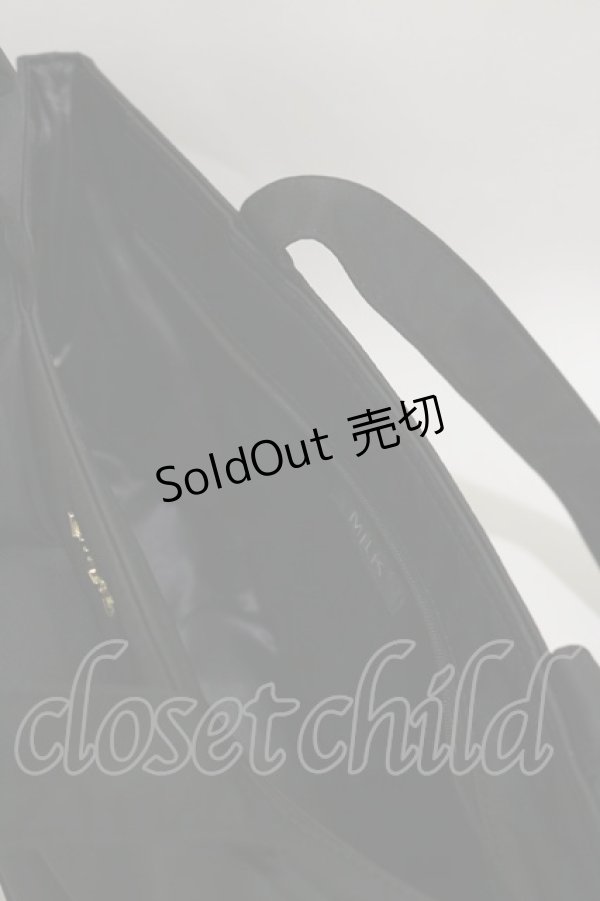 画像2: MILK / Big Ribbon Bag  ブラック H-26-03-20-003-ML-BG-KB-ZH (2)
