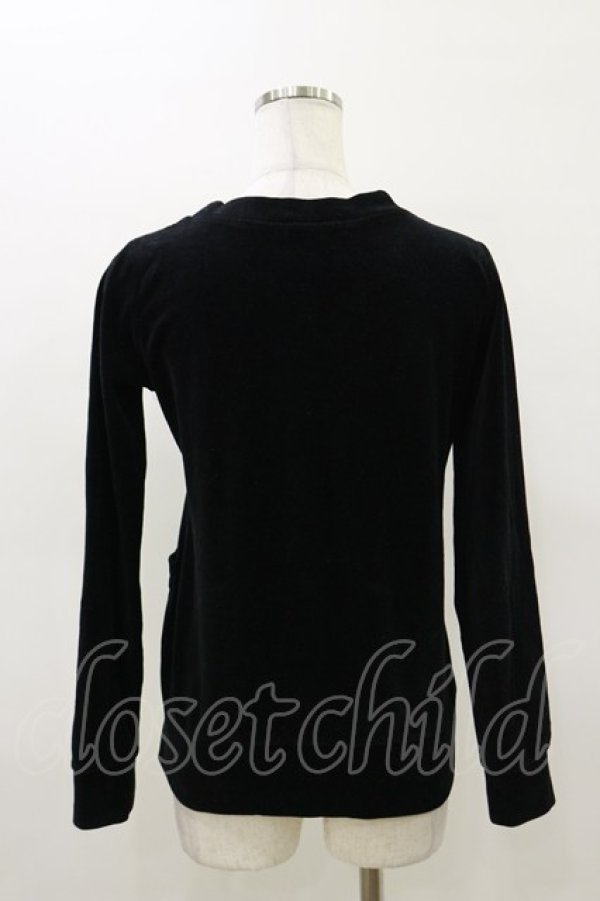 画像2: PEACE NOW / エビィちゃん刺繍カーディガン  ブラック H-26-03-20-026-PU-TO-KB-ZH (2)