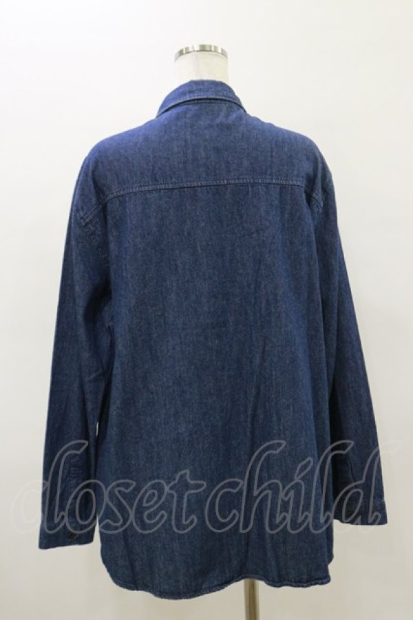 画像2: Candy Stripper / DENIM SHIRTS  ブルー H-26-03-20-029-PU-BL-KB-ZH (2)