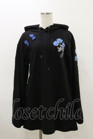 画像: LISTEN FLAVOR / 麗しの薔薇チャイナパーカー  ブルーローズ H-26-03-20-033-PU-TO-KB-ZH
