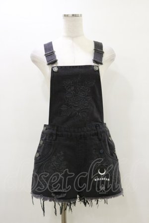 画像: KILL STAR /ACKBELL DENIM OVERALLS XS ブラック H-26-03-20-035-SL-PA-KB-ZH