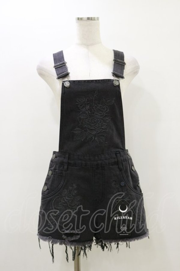 画像1: KILL STAR /ACKBELL DENIM OVERALLS XS ブラック H-26-03-20-035-SL-PA-KB-ZH (1)