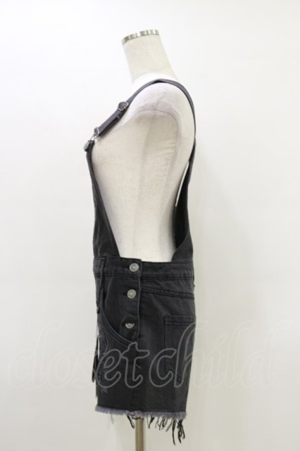 画像3: KILL STAR /ACKBELL DENIM OVERALLS XS ブラック H-26-03-20-035-SL-PA-KB-ZH (3)